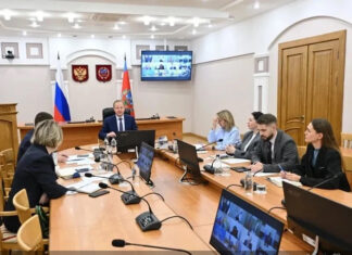 Губернатор Алтайского края Виктор Томенко проинформировал Министра экономического развития России Максима Решетникова об исполнении в 2025 году индивидуальной программы социально-экономического развития региона