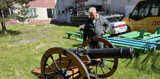 В Камне-на-Оби на набережной появится вылитая из металла пушка.