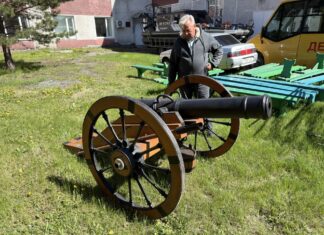 В Камне-на-Оби на набережной появится вылитая из металла пушка.