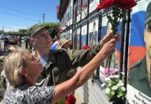 В Камне-на-Оби в День ветеранов боевых действий открылась первая в Алтайском крае Стена Памяти
