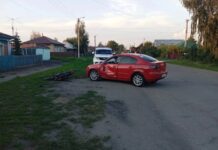 В Камне-на-Оби подросток без прав и на незарегистрированном мопеде совершил ДТП